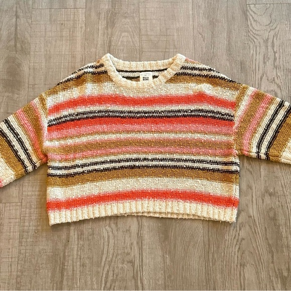 New Billabong Striped Multicolor Sweater - SZ: S/P - Picture 3 of 5
